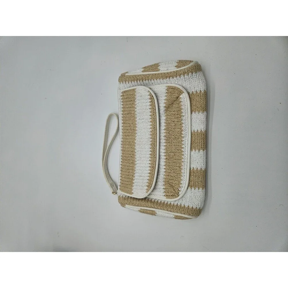 Vera Bradley Striped Wristlet - Natural Stripe